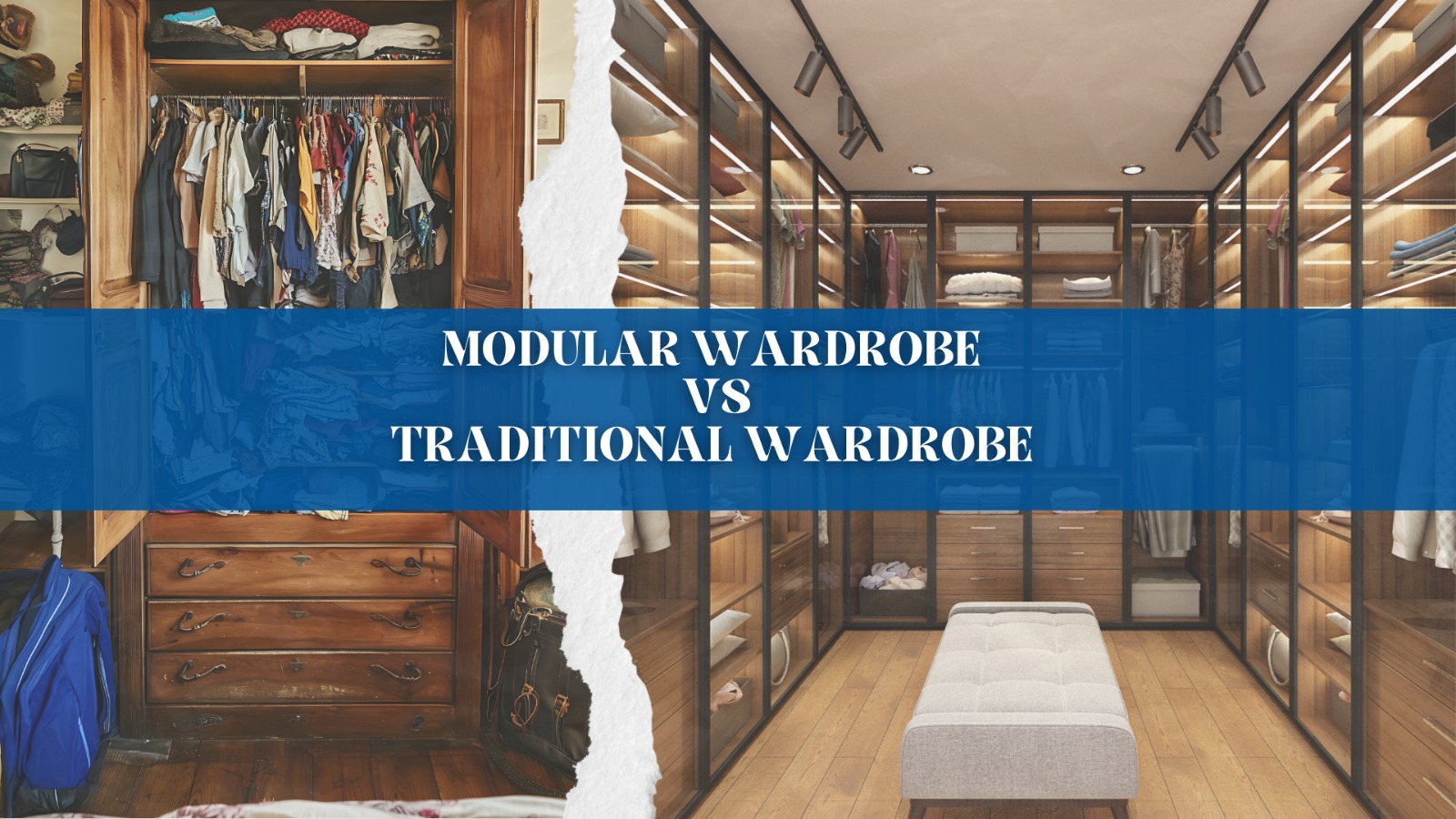 How does a modular wardrobe differ from a traditional one?