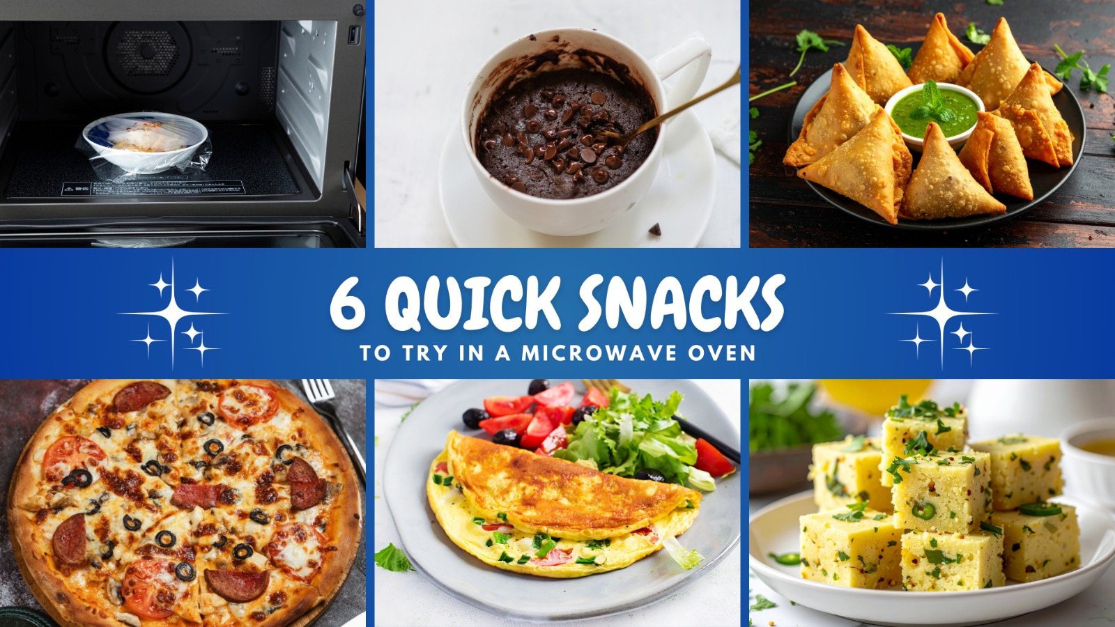 What are 8 quick snacks to prepare in a microwave oven ?